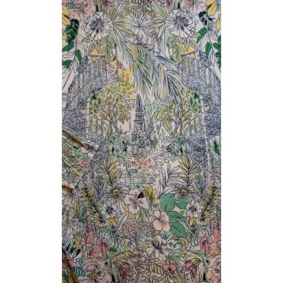 Talbots Cardigan Womens XS Floral Botanical Lightweight Sweater Pastel Statement - Picture 7 of 7